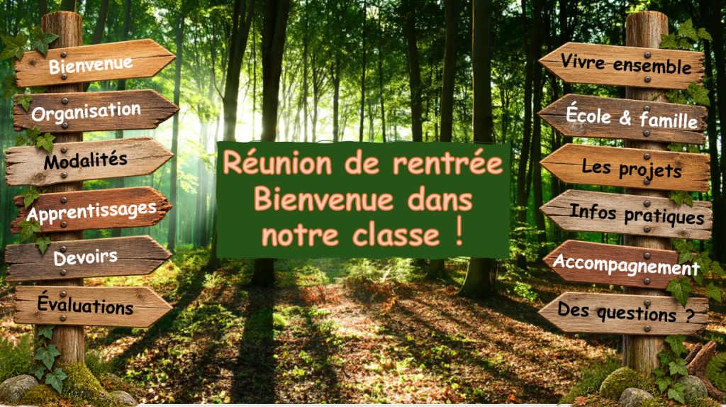 🌲 Réunion de rentrée : une trame PowerPoint modifiable à télécharger